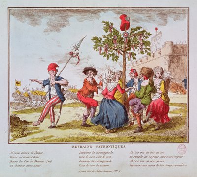 Ritornelli patriottici: Rivoluzionari francesi che ballano la carmagnola attorno all
